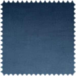 Samt Velours Möbelstoff Uni Blau mit Fleckschutz