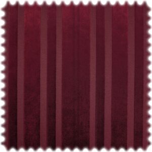 AKTION Trevira CS Velours de Géne Streifen Möbelstoff Classic Justus Bordeaux