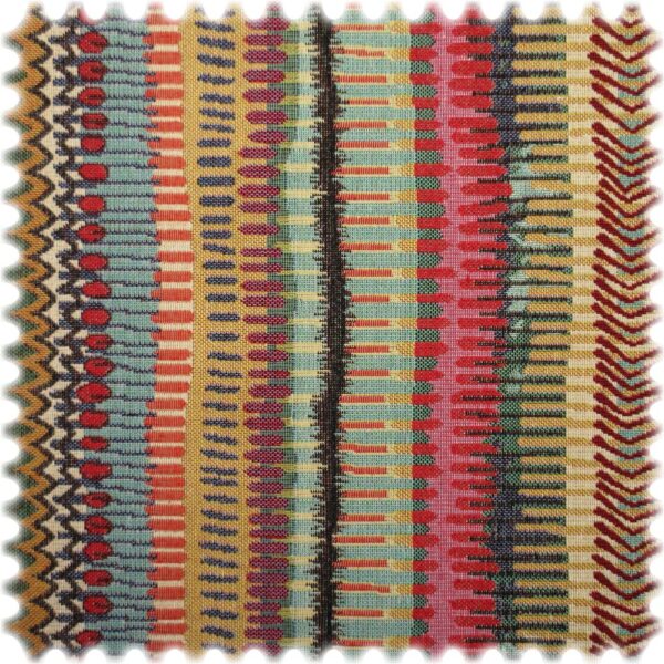 Jacquard Flachgewebe Möbelstoff Ethnic Stripe