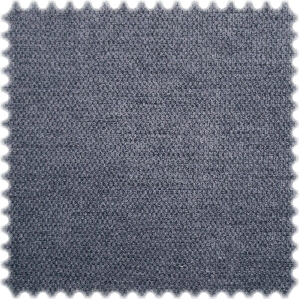 Chenille Möbelstoff Basic Blau mit Rückenkaschierung