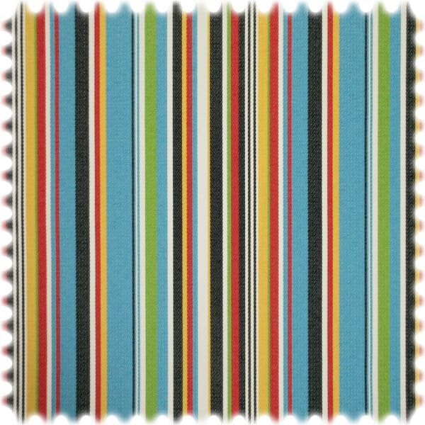 UV Beständiger Outdoor & Boot Möbelstoff Solar Stripe Multicolour mit Sanitized®Ausrüstung