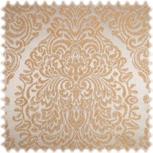 AKTION Jacquard Ornament Möbelstoff Grimani Gold