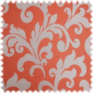 AKTION Jacquard Ornament Möbelstoff Hixon Orange B1