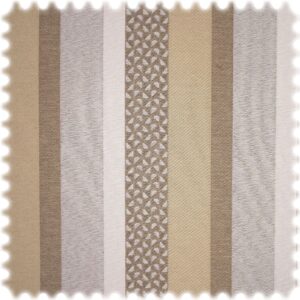 AKTION Outdoor Jacquard Streifen Möbelstoff Lodge Beige