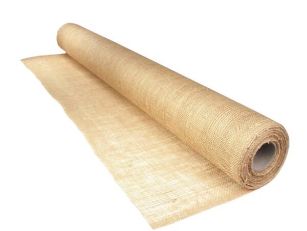 25 Meter Rolle / 35m² Jute Stoff | Sackleinen 185g/m² 140cm breit grobe leichte Ausführung