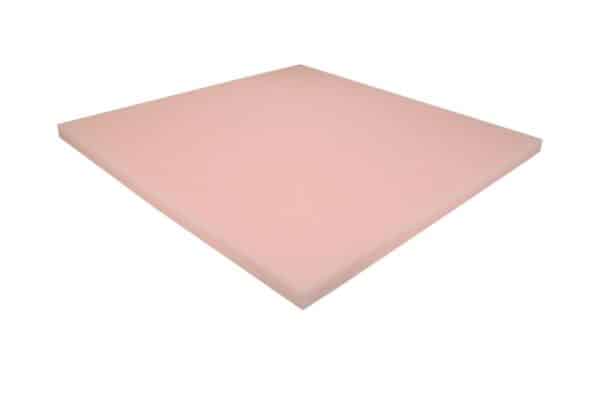 Schaumstoff Rücken Kissen Rosa 50cm x 50cm x 2cm RG 24/22 sehr weich