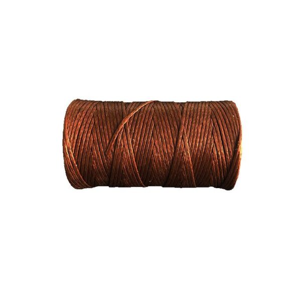 Heiro Leder- und Sattlergarn Braun 1mm Dick 100 Meter Rolle