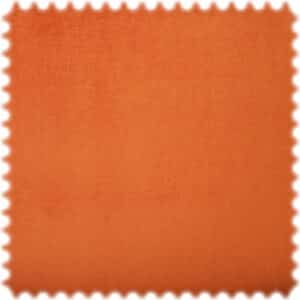Samt Velours Möbelstoff Uni Orange mit Fleckschutz