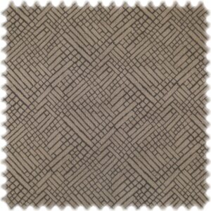 AKTION Jacquard Möbelstoff Sloane Square Taupe mit hohem Baumwollanteil