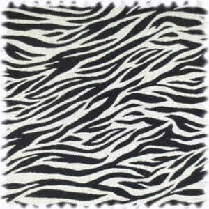 Jacquard Flachgewebe Möbelstoff Zebra Schwarz / Weiss